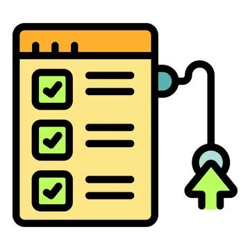 Online page icon vector flat Illustrazione stock