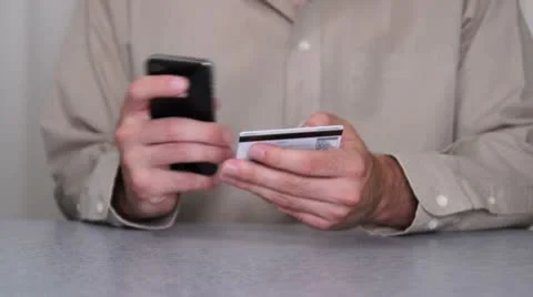 Online Paying With Smartphone - Full HD Stock Footage