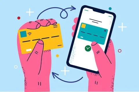 Online Payment and security system concept Stock Illustration