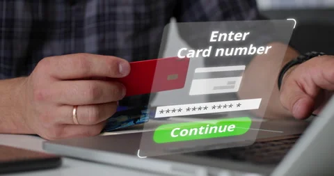 Online payment declined error Stock Footage 319433409