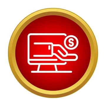 Online payment digital financial transaction sending money concept Stock Illustration