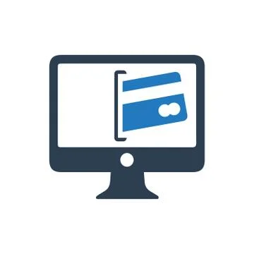 Online Payment Icon Stock Illustration