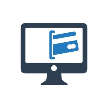 Online Payment Icon Stock Illustration