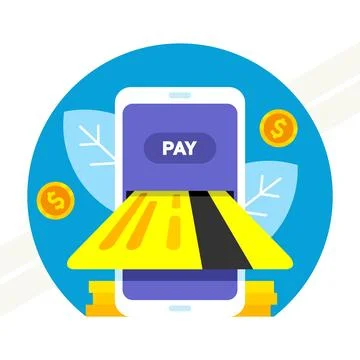 Online-payment Illustrazione stock