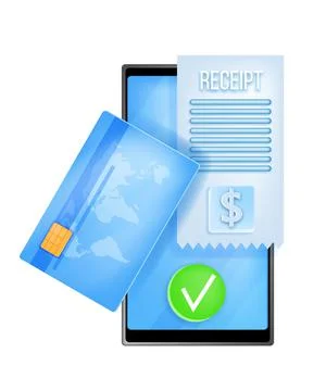 Online payment, internet transaction, digital money transfer vector Stock Illustration