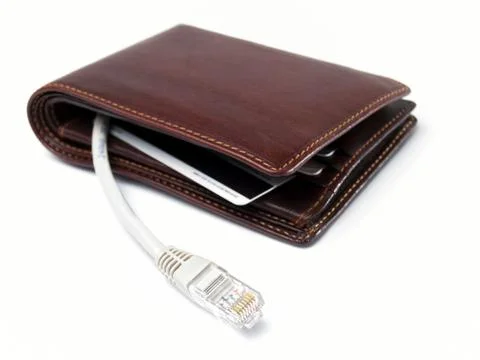 Online payment Stock Photos