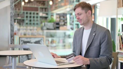 Online Payment Problems for Young Man Stock Photos