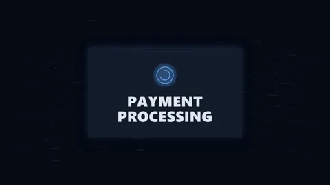 Online payment processing animation on digital interface Stock-Footage 347428182
