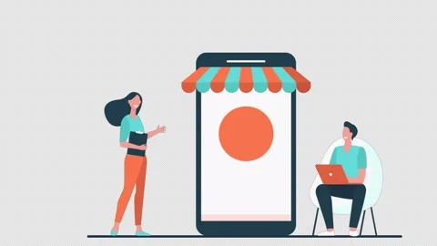 Online Payment System Explanation Alpha Channel Stock Footage 260919227