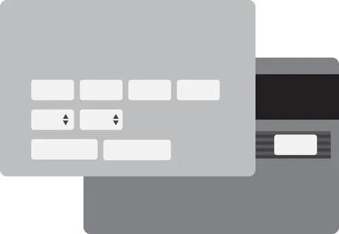 Online Payment UI UX Web Design Template Stock Illustration