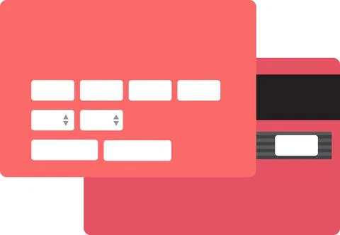 Online Payment UI UX Web Design Template Illustrazione stock