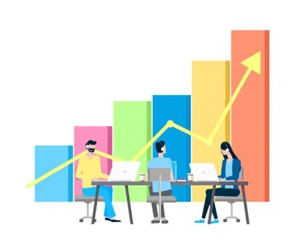 Online Payments Security Operators and Graphic Stock Illustration