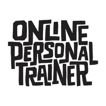 Online personal trainer Stock Illustration