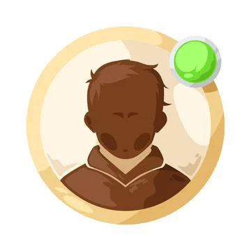 Online player illustration Stock Illustration