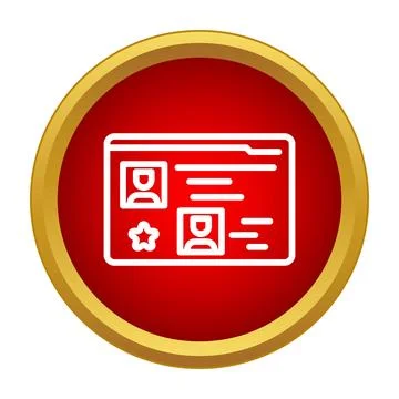 Online profile interface displaying user accounts network イラスト素材