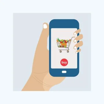 Online purchase Stock Illustration