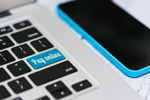 Online purchasing concept Stock Photos