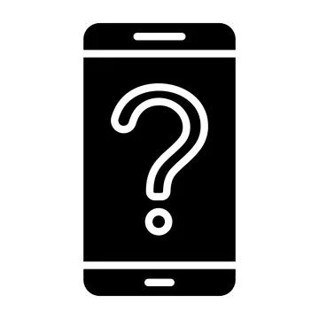 Online Question Vector Icon Design Illustration Illustrazione stock