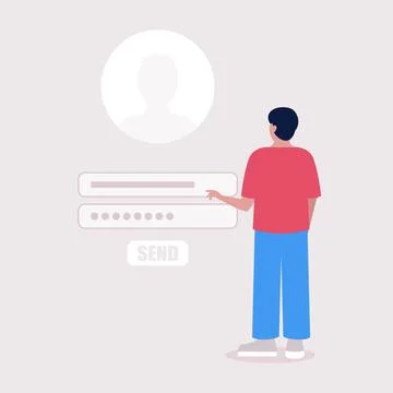 Online registration Stock Illustration