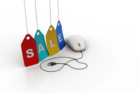 Online sales concept Free Stock Illustration