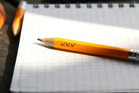 Online school concept Stock Photos
