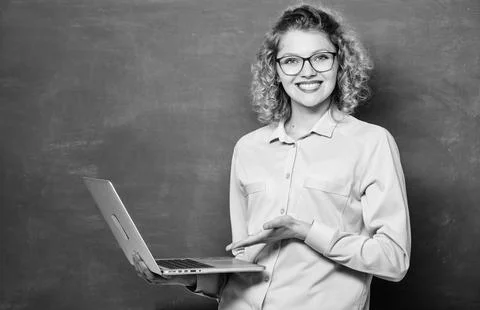 Online school. Informatics and programming. Teaching online course. Study online Foto stock
