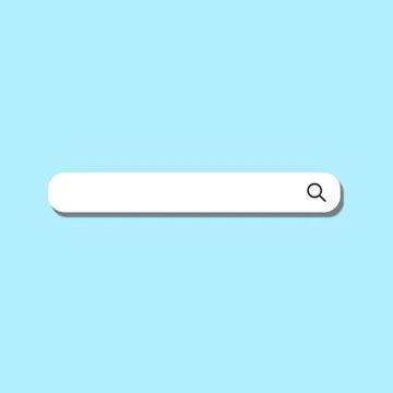 Online search box template Stock Illustration