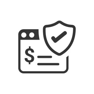 Online Secure Banking Icon Illustrazione stock