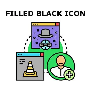 Online security and privacy concept with user icon イラスト素材