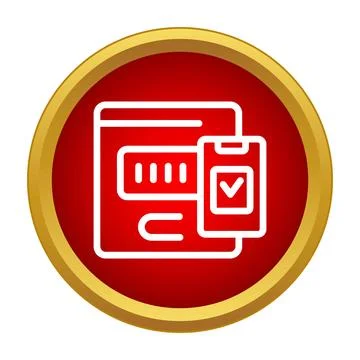 Online security authentication with digital password verification Stock Illustration