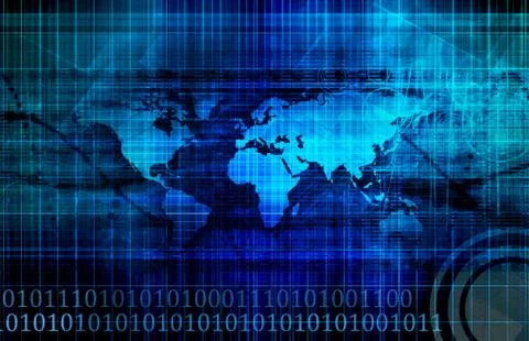 Online security Stock Illustration