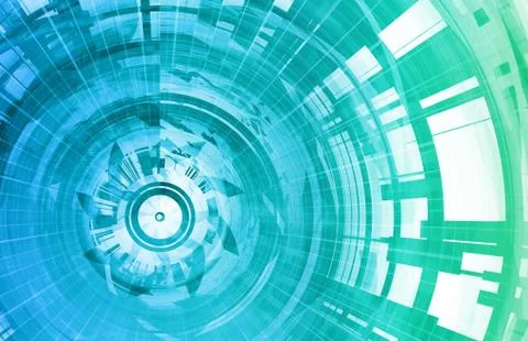 Online security Stock Illustration