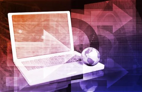 Online security Stock Illustration