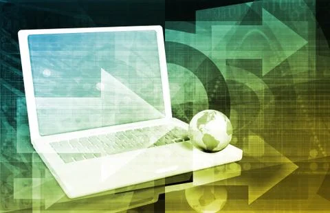 Online Security Stock Illustration