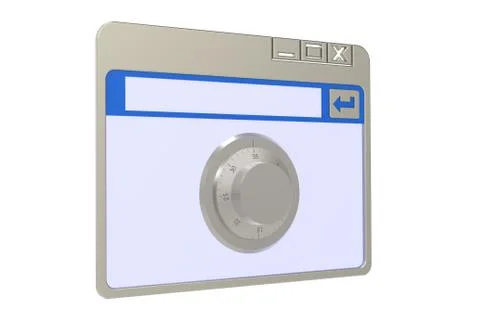 Online Security. Stock Illustration