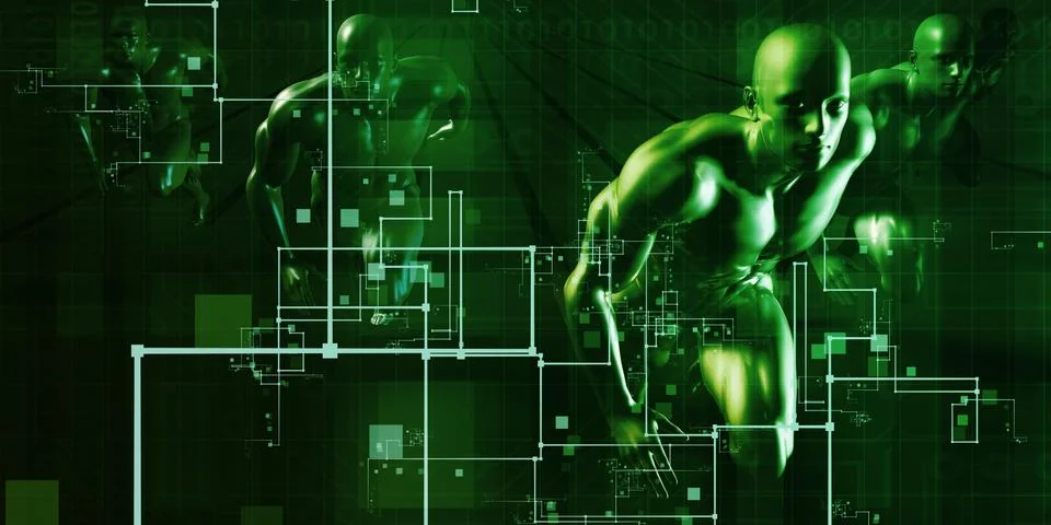 Online Security Stock Illustration