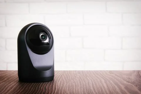 Online security IP webcam with a motion detection algorithm Stock Photos