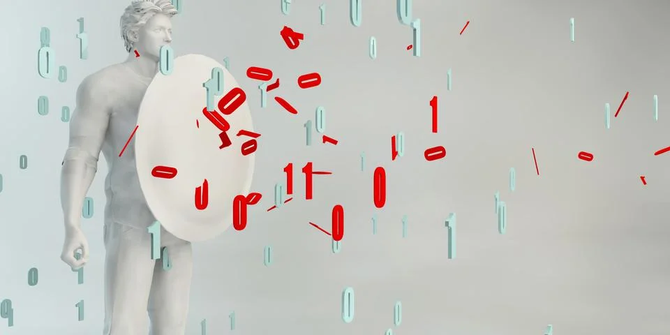 Online Security Services Stock Illustration