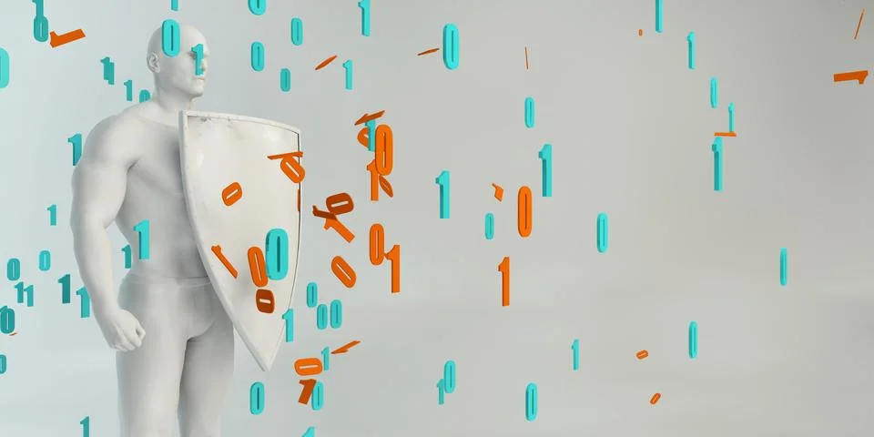 Online Security Services Stock Illustration