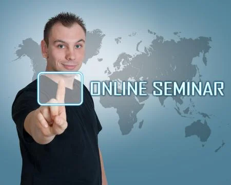 Online seminar Stock Illustration