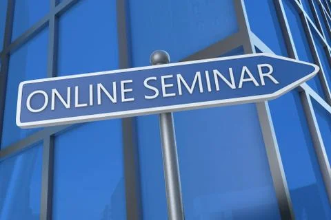 Online seminar Stock Illustration