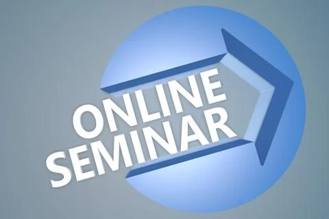 Online seminar Stock Illustration