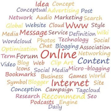 Online seo Stock Illustration