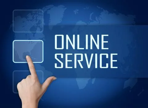 Online service Stock Illustration