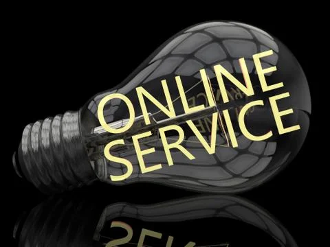 Online Service Stock Illustration