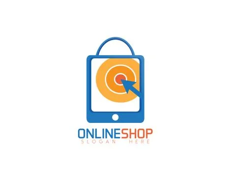 Online shop logo Stock Illustration