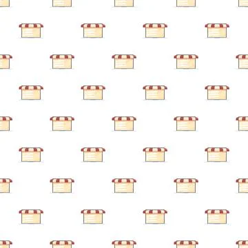 Online shop storefronts pattern for e commerce design 스톡 일러스트