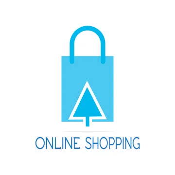 Online Shopping background Stock Illustration