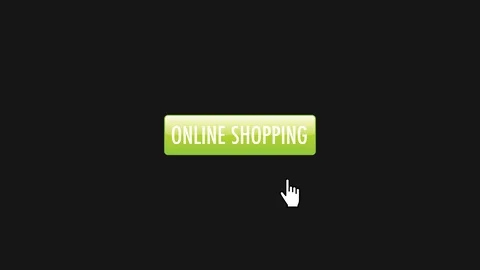 Online shopping button Stock Footage 87014894