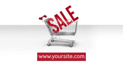 Online Shopping Cart Title Stock After Effects